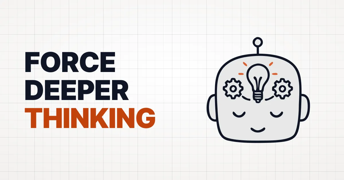 MODULE 8 — Reasoning & Decomposition (Forcing the Model to Think)