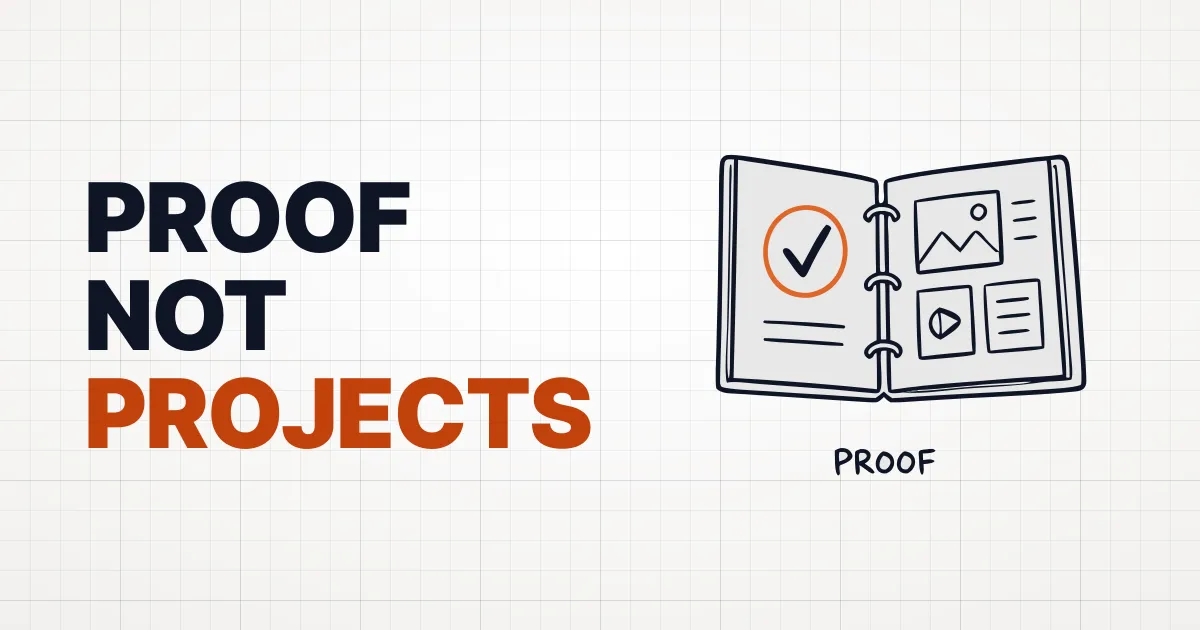 Build Proof, Not Projects