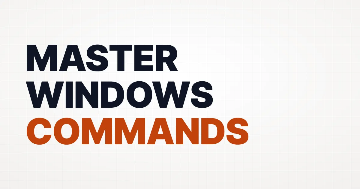Complete Hands-on Windows Command Line Mastery