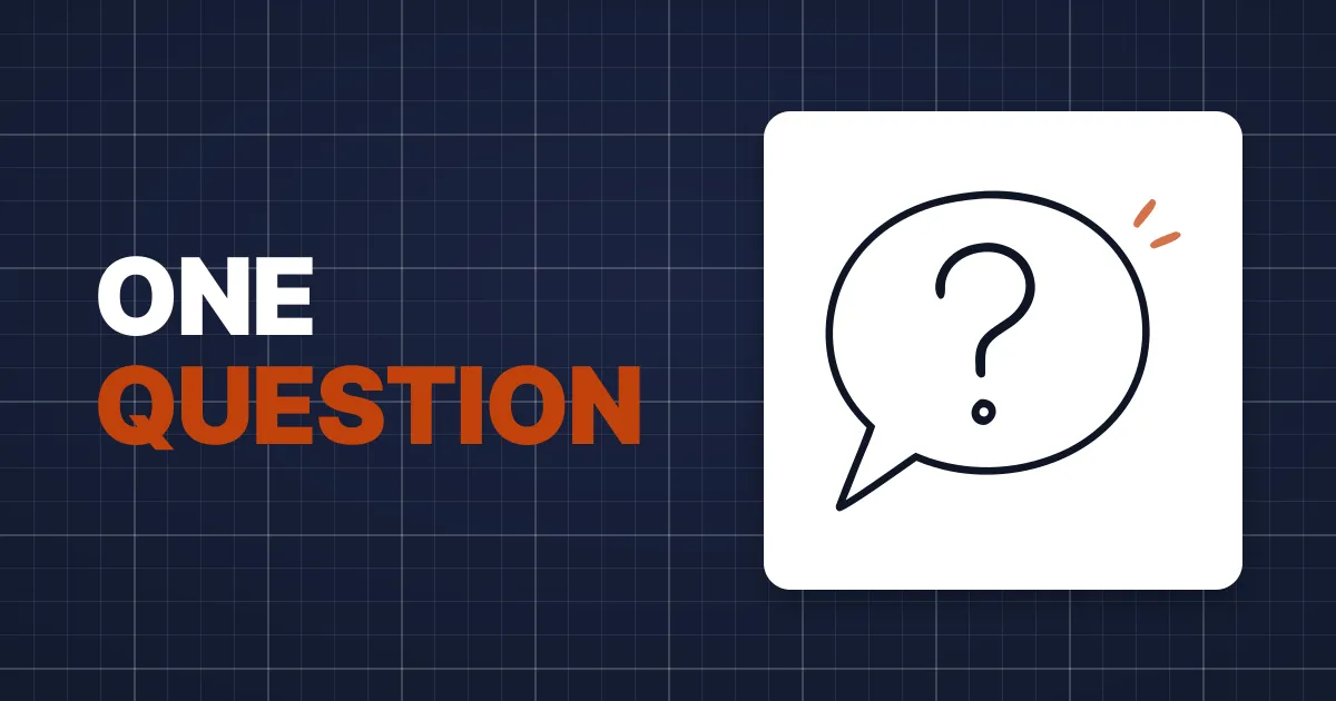 2. Every Chart Answers One Question