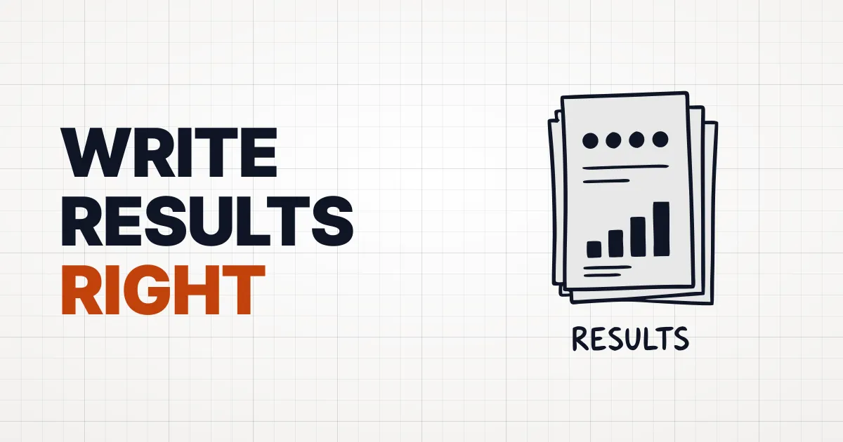 Chapter 14: Writing the Results and Discussion Section