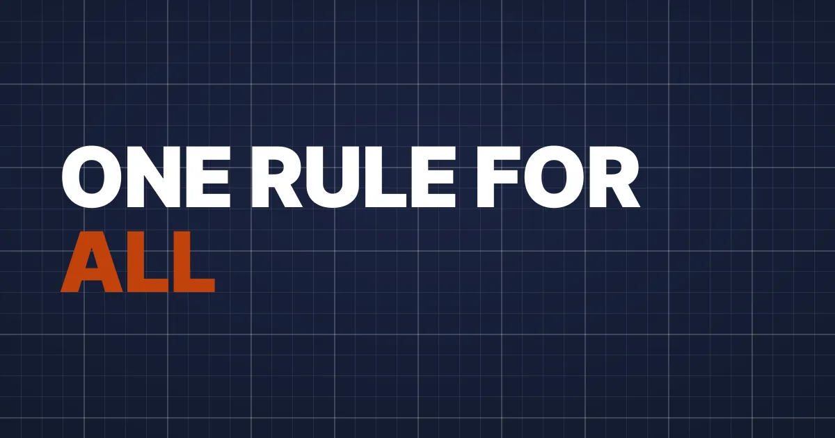 Loops : One rule for all