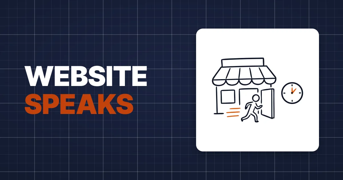 Your Website Is Talking