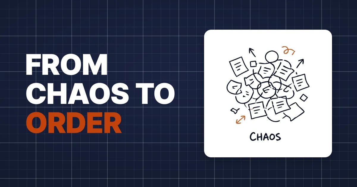 🌍 Chaos → Need for Structure