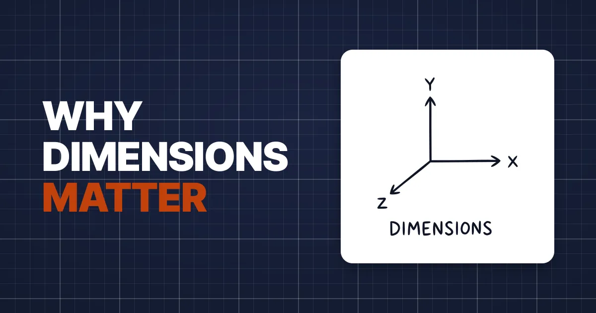 U1.5 — Why Dimensions Matter