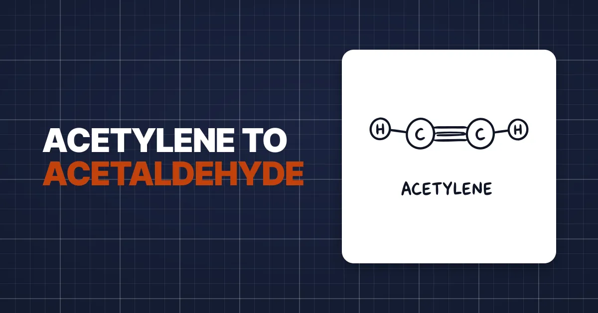 Hydrating Acetylene, Step by Step
